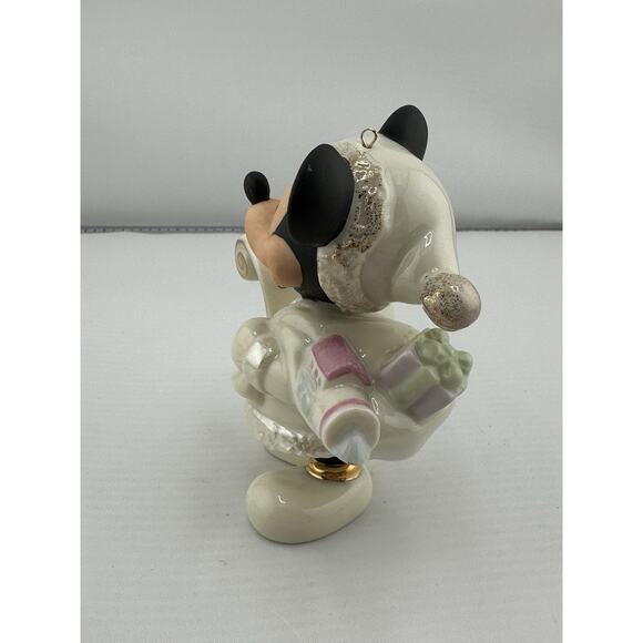 Vintage Lenox Disney 2003 Mickey Mouse Annual Christmas Ornament Porcelain - Picture 2 of 9